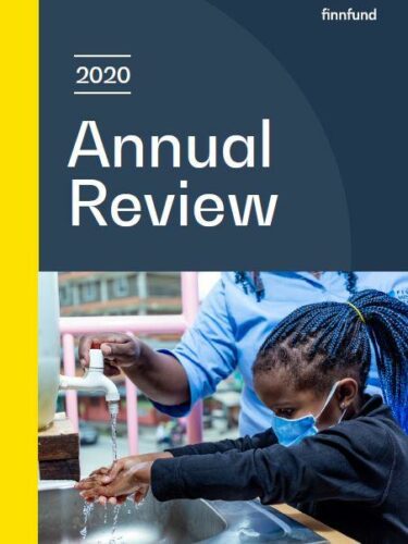 Cover of Finnfund's Annual Report 2020